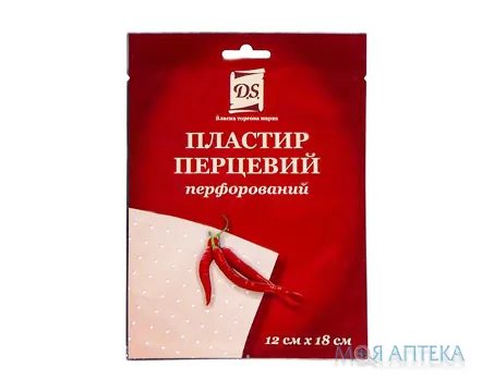 Пластир перцевий D.S. 12 см х 18 см
