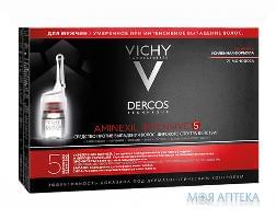 Засіб Vichy (Віши) Dercos Амінексил Клінікал 5 проти вип. волосся компл. дії д/чол. 21*6 мл