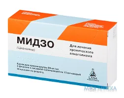 Мідзо крап. орал. 6% фл.-крап. 15 мл №4