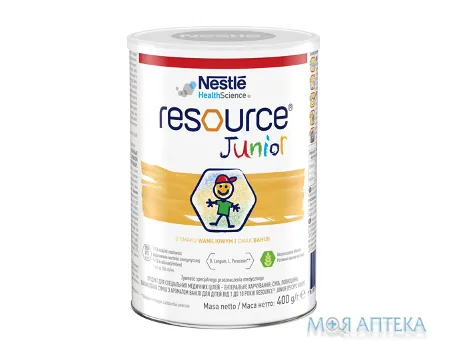 Nestle Resource Junior (Нестле Ресурс Юніор) суміш суха для дітей від 1 року до 10 років 400 г