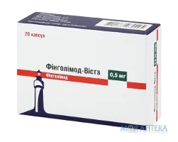 Фінголімод-Віста капс. тверд. 0,5 мг блістер №28
