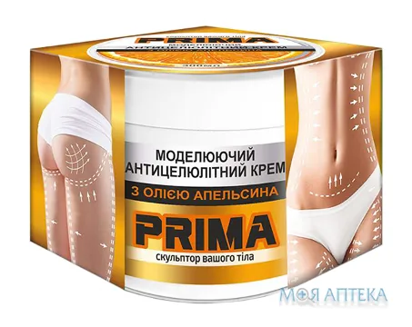 Прима крем, що моделює, антицелюлітний з маслом апельсину 300 мл №1