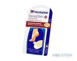Пластырь мозольный Nordeplast (Нордепласт) Вторая кожа гидроколлоидный от влажных мозолей (44 мм х 69 мм) 4 шт