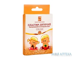 Пластир D.S. Дитячий полім. осн. набір №20: 7,2х2,5см + 7,2х1,9см по 10шт.