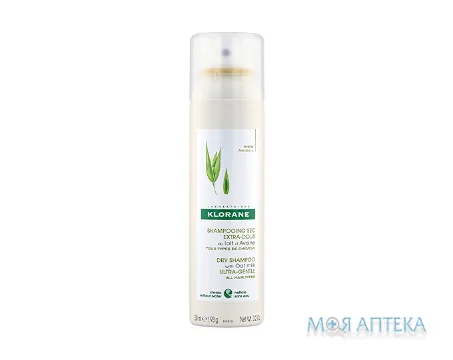 Клоран (Klorane) сухий шампунь-спрей з екстрактом вівса 150 мл