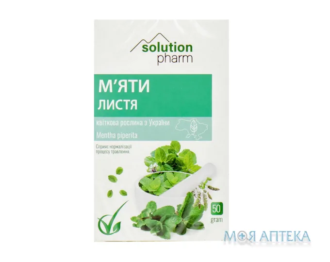 М`яти перцевої листя Solution Pharm, 50 г