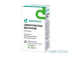 Цефуроксим-Дарниця пор. д/р-ну д/ін. 0,75 г фл. №1