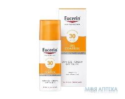 Eucerin ОилКонтроль Сонлцезащитный Гель-Крем SPF-30 д/лица мат. эффект, 50 мл (69768)