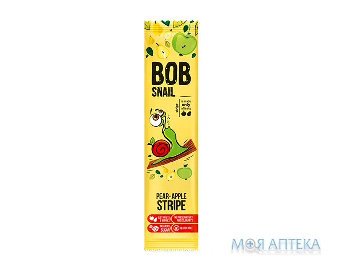 Равлик Боб (Bob Snail) Яблуко-Груша страйпси 14 г