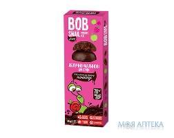 Улитка Боб (Bob Snail) Яблоко-Малина в бельгийском черном шоколаде конфеты 30 г