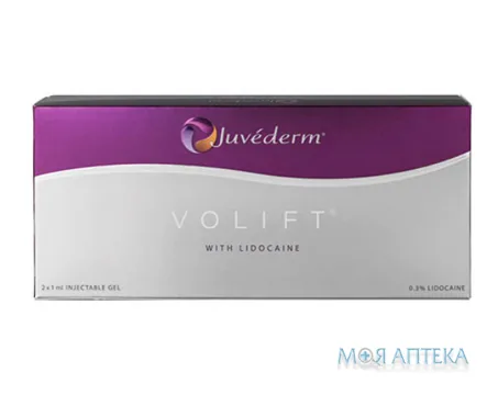 Філер Juvederm Volift (Ювідерм Воліфт) шприц заповн. 1 мл, 4 голки 30G 1/2 №2