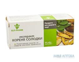 Солодки корня экстракт 250 мг №80 Элит-фарм (Украина, Днепропетровск)