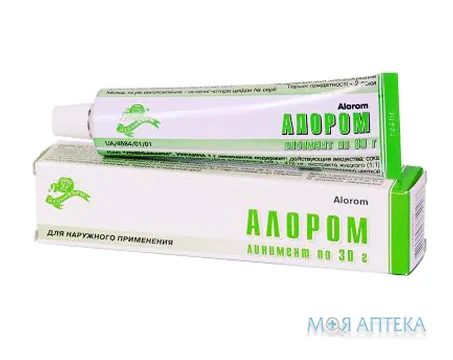 Алором лінімент по 30 г у тубах