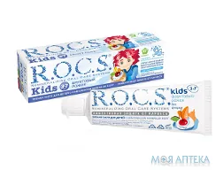 Зубна Паста Рокс Kідс (R.O.C.S. Kids) Фруктовий ріжок 3-7 років 45 г №1