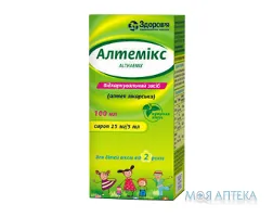 Алтемікс сироп, 25 мг/5 мл по 100 мл у флак.