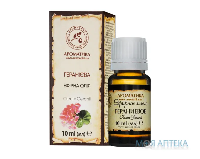 Олія ефірна Ароматика геранієва 10 мл