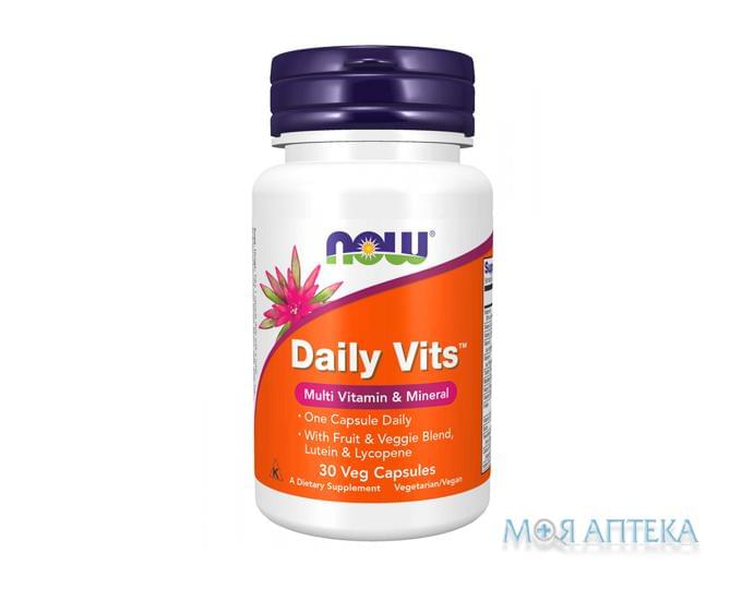 NOW Daily Vits Multi (Дейли Витс Мультивитамины и Минералы) табл. №30