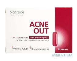 Харчова добавка Biotrade (Біотрейд) Acne Out капс. №30