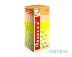 Флавамед від кашлю розчин ор., 15 мг/5 мл по 100 мл у флак.