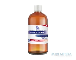 Перекис водню 3% розчин р-н нашкірний фл. 500 мл №1