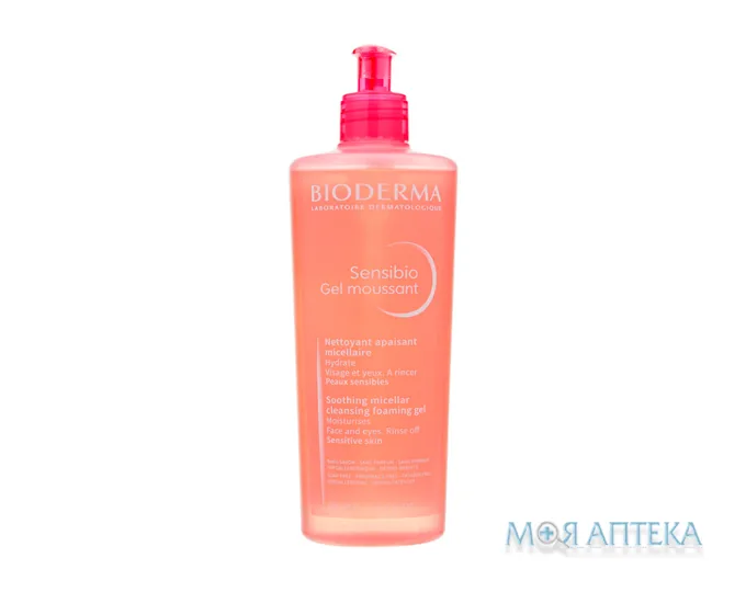 Біодерма Сенсібіо (Bioderma Sensibio) очищуючий гель 500 мл