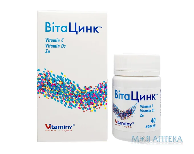 ВітаЦинк капсули №40 у конт.
