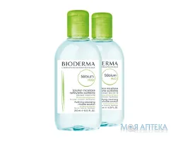 Біодерма Себіум Н2О (Bioderma Sebium H2O) міцелярний лосьйон 250мл №2 (1+1)