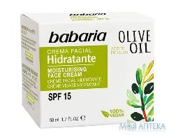 Крем Babaria (Бабарія) Оливи олія зволож. д/обличчя SPF15 50 мл