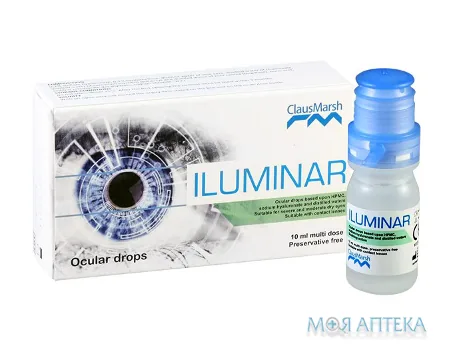 Ілюмінар розчин офтальм. по 10 мл у флак.