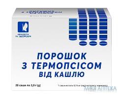 Таблетки від кашлю з термопсісом таблетки №20 (10х2)