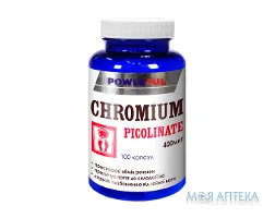 Піколінат хрому Пауерфул (Powerful) капсули по 400 мкг №100