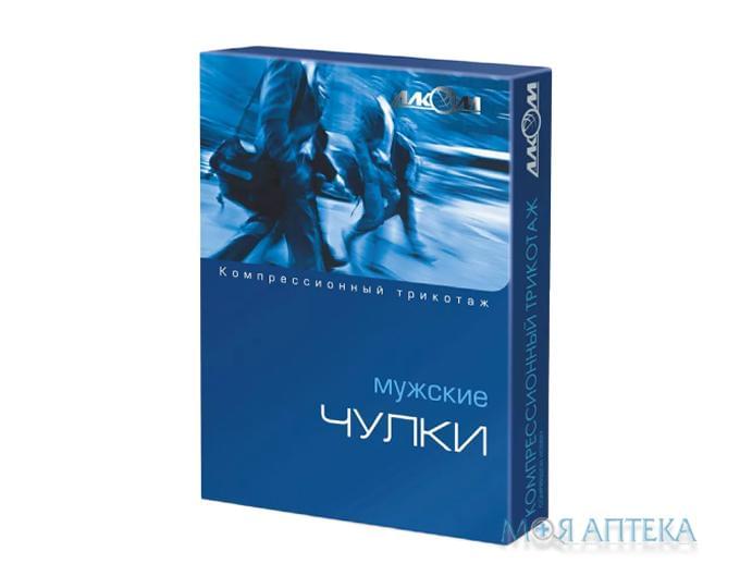 Панчохи Чоловічі Компресійні 6092, IІ клас, розмір 6, з відк. миском, чорні