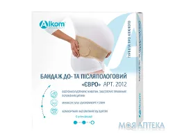 Бандаж До І Післяпологовий Євро, 2012, розмір 6 (беж.)