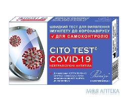 Цито Тест (Cito Test) Covid-19 нейтрализующие антитела для проверки иммунитета к коронавирусу №1