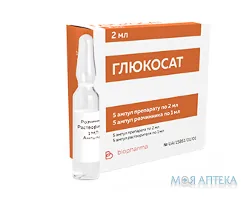 Глюкосат розчин д/ін. по 2 мл в амп. №5 з р-ком