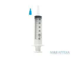 Шприц 50 мл Ayset з насадкою д/катетера №1