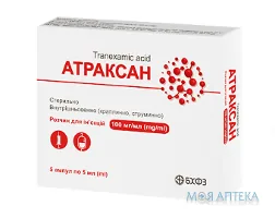 Атраксан розчин д/ін. 100 мг/мл по 5 мл №5 в амп.