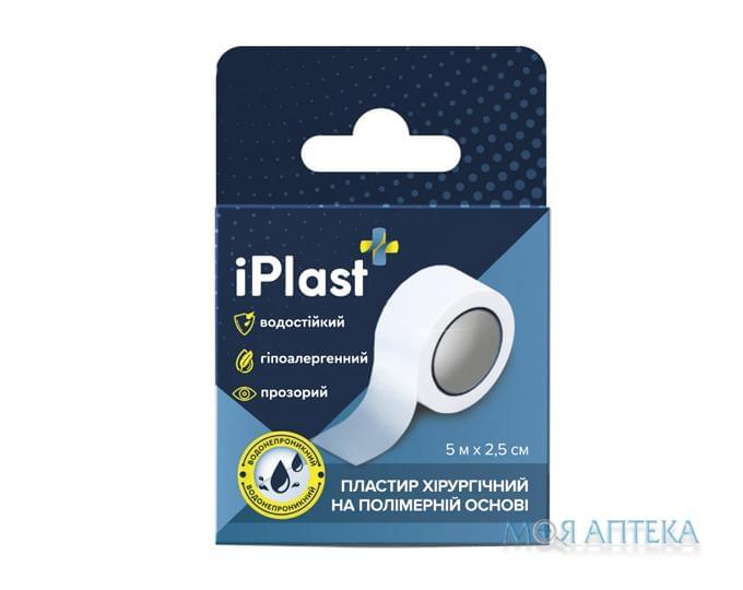 Пластир хірургічний iPlast (АйПласт) 2,5 см х 500 см, на н/ткан. основі