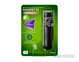 Нікоретте Фруктово-М`ятний спрей д/ротов. порожн. дозов. 1 мг/доза фл. 15 мл, 150 доз, №1