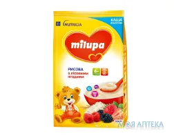 Каша Молочна Milupa (Мілупа) рисова з лісовими ягодами, з 6-ти місяців, 210 г
