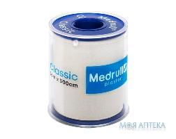 Пластырь медицинский Медрулл Классик (Medrull Classic) 5 см х 500 см на тканевой основе, катушка