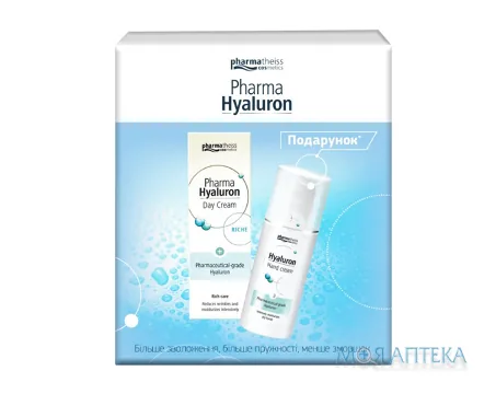 Pharma Hyaluron Riche Крем Денний Догляд 50 мл + Крем для рук 50 мл