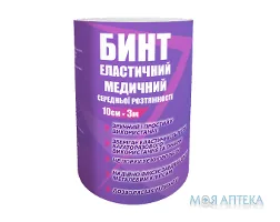 Бинт еластичний середньої розтяжності Teta 3м х 10см
