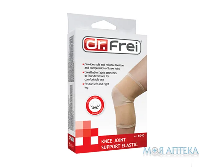 Бандаж на колінний суглоб Dr.Frei (Др.Фрей) розмір L 6040 беж.