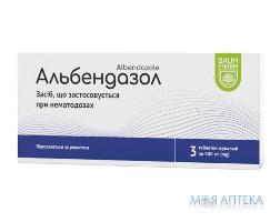 Альбендазол Baum Pharm таблетки жев. по 400 мг №3