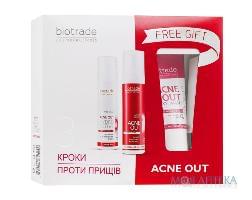 Біотрейд ACNE OUT 3 в1 д/жирн.та пробл.шк. гель 50мл+лосьйон 60мл+крем 60мл