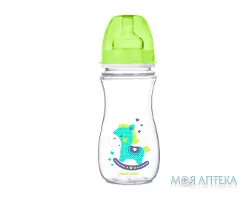 Пляшечка Canpol Babies (Канпол Бебіс) 35/204 EasyStart Кольорові звірята з широким отвором, 300 мл