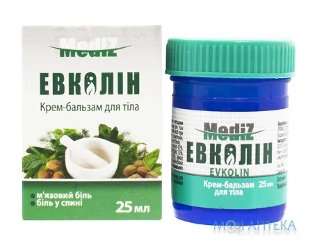 Евколін крем-бальзам для тіла 25 г