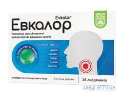 Евкалор Baum Pharm льодяники зі смаком м`яти №16