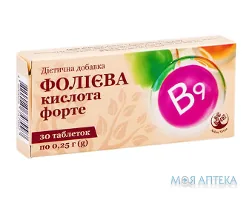 Фолієва Кислота Форте Arbor Vitae табл. 0,4 мг №30